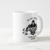 ゴリラジム ジャンボコーヒーマグカップ (正面右)