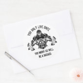 ゴリラジム ラウンドシール (封筒)