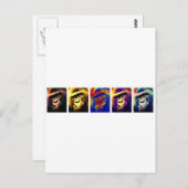 ゴリラスアポップ・アートのート ポストカード (正面/裏面)