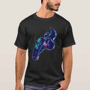 ゴリラスケート面白いスケートボードギフト Tシャツ