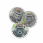 ゴリラスメイクミースマイル シール (正面)