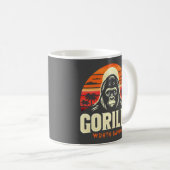 ゴリラズワース救の世界野生生物の日ヴィンテージ コーヒーマグカップ (正面右)