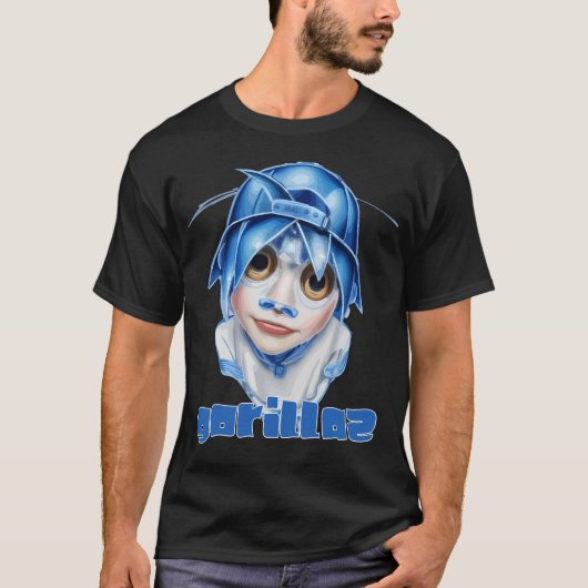 ゴリラズ2Dアート Tシャツ (正面)