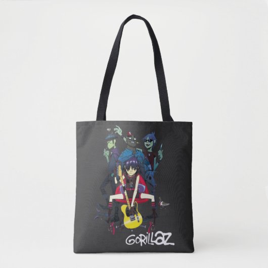 ゴリラズ Tシャツ トートバッグ (正面)
