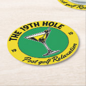 ゴリラックスフ後19ホールで ラウンドペーパーコースター (アングル)