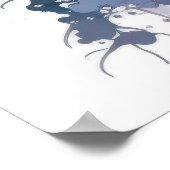 ゴリラテープポートレート動物絵を描の野生生物フリー ポスター (角)