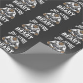 ゴリラトレインライクアビーストジウジツ武術アーツ ラッピングペーパー (角)