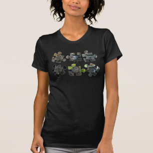 ゴリラファミリー – パズルの破片 Tシャツ