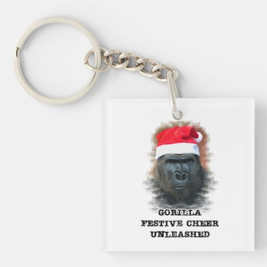 ゴリラフェスティバル応援解放 キーホルダー (正面)