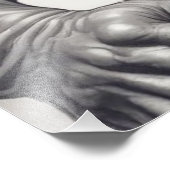 ゴリラボディビルダーポップ・アートのアートマンガスケッチ フォトプリント            (角)