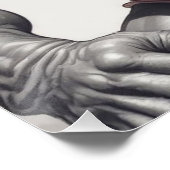 ゴリラボディビルダーポップ・アートのアートマンガスケッチ ポスター (コーナー)