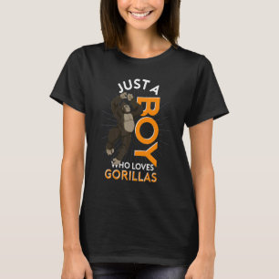 ゴリラボーイズ猿動物ゴリラ Tシャツ