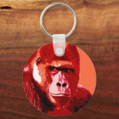 ゴリラポートレート キーホルダー (正面)