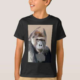 ゴリラポートレート Tシャツ