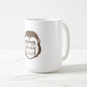 ゴリラマンガスケッチ コーヒーマグカップ (正面右)