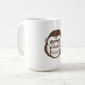 ゴリラマンガスケッチ コーヒーマグカップ (正面左)