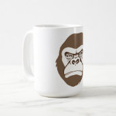 ゴリラマンガスケッチ コーヒーマグカップ (正面左)