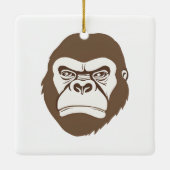 ゴリラマンガスケッチ セラミックオーナメント (裏面)
