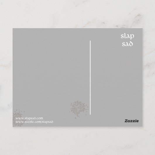 ゴリラマーケティングおもしろい葉書 ポストカード (裏面)