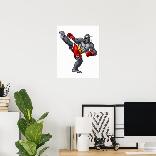 ゴリラムエタイファイター ポスター (ホームオフィス)