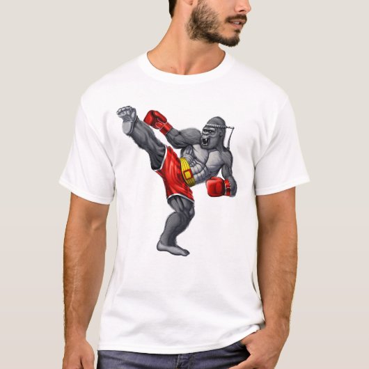 ゴリラムエタイファイター Tシャツ (正面)