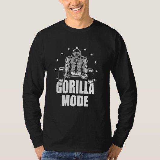 ゴリラモード 猿のささやき手 動物飼育員 Tシャツ (正面)