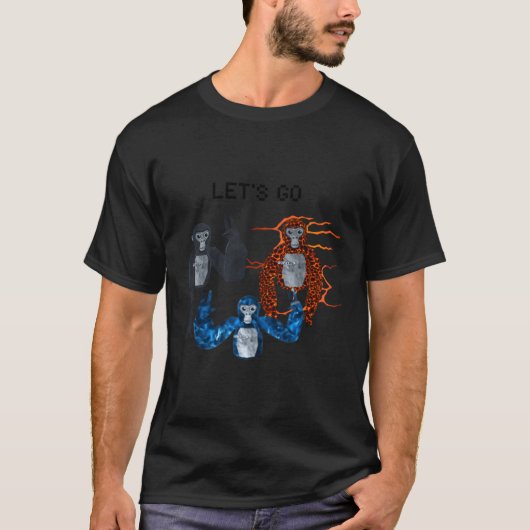 ゴリララベルモンケVrゲーマーNs Tシャツ (正面)