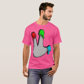 ゴリララベル指絵師シャツ及び靴下 Tシャツ (正面フル)