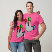 ゴリララベル指絵師シャツ及び靴下 Tシャツ (ユニセックス)
