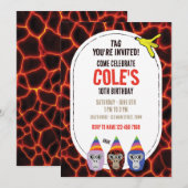 ゴリララベル、バーチャルリアリティゲーム、誕生日Bruh 招待状 (正面/裏面)