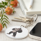 ゴリラローリング猿猿 キーホルダー (正面右)