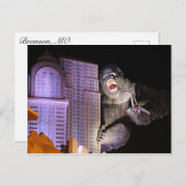 ゴリラ像#1 ポストカード (正面/裏面)