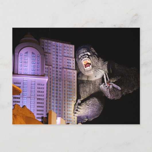 ゴリラ像#1 ポストカード (正面)