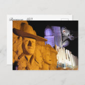 ゴリラ像#2 ポストカード (正面/裏面)