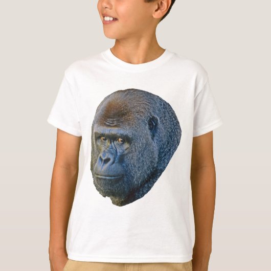 ゴリラ写真 Tシャツ (正面)