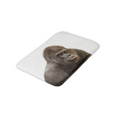 ゴリラ動物の野生のサファリジャングルの写真 バスマット (アングル)