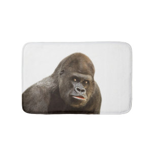 ゴリラ動物野生のサファリジャングルの写真 バスマット