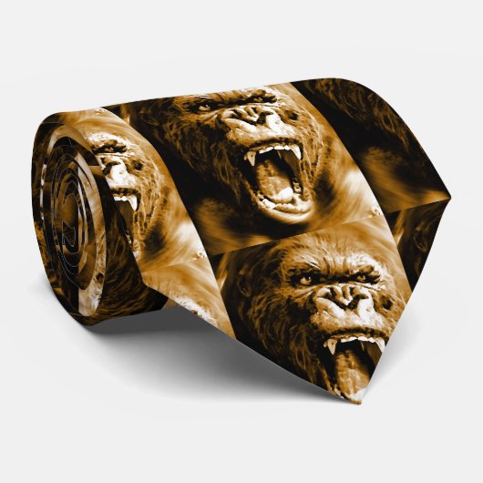ゴリラ叫びネクタイ ネクタイ (ロール)