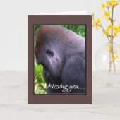 ゴリラ恋しく思-'You カード (黄色い花)