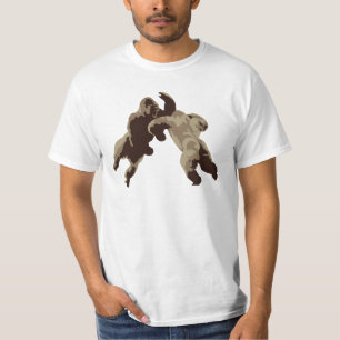 ゴリラ戦い Tシャツ