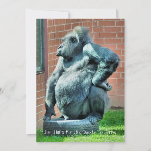 ゴリラ招待状 (正面)