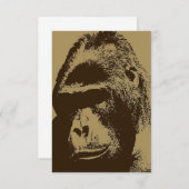 ゴリラ招待状 招待状 (正面/裏面)