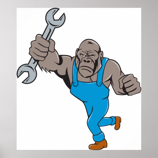 ゴリラ整備士 ポスター (正面)