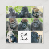ゴリラ族 エンクロージャーカード (正面)