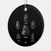 ゴリラ族 セラミックオーナメント (左)