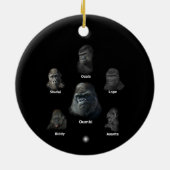 ゴリラ族 セラミックオーナメント (裏面)