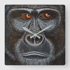 ゴリラ時計 スクエア壁時計