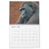 ゴリラ暦 カレンダー (2月 2026)