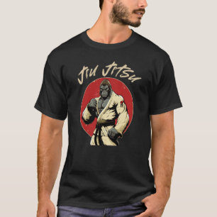 ゴリラ柔術と格闘 Tシャツ