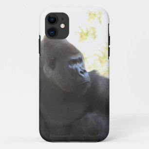 ゴリラ注視iPhone5ケース iPhone 11 ケース